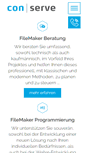 Mobile Screenshot of filemaker.conserve.de